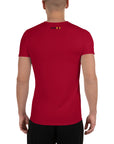 Carmine Men's Athletic T-shirt