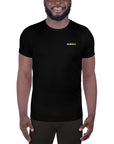 All Black Men's Athletic T-shirt