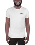 White Men's Athletic T-shirt