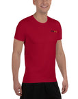 Carmine Men's Athletic T-shirt