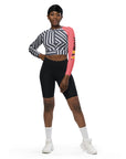 Froly long-sleeve crop top