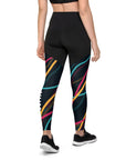 Colored Lines Sports Leggings