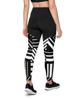 White/Black Sports Leggings