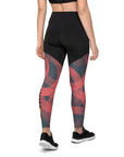 Red/Black Sports Leggings