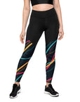 Colored Lines Sports Leggings