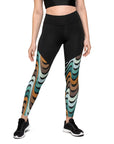 Turtle Whirl Sports Leggings