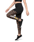 Brown/Black Sports Leggings