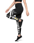 White/Black Sports Leggings