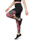 Red/Black Sports Leggings