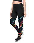 Colored Lines Sports Leggings