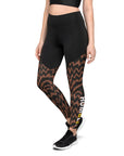 Brown/Black Sports Leggings