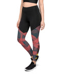 Red/Black Sports Leggings