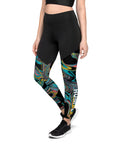 Color Swirl Sports Leggings