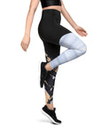 Abstract/Stripes Sports Leggings