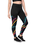 Colored Lines Sports Leggings