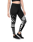 White/Black Sports Leggings